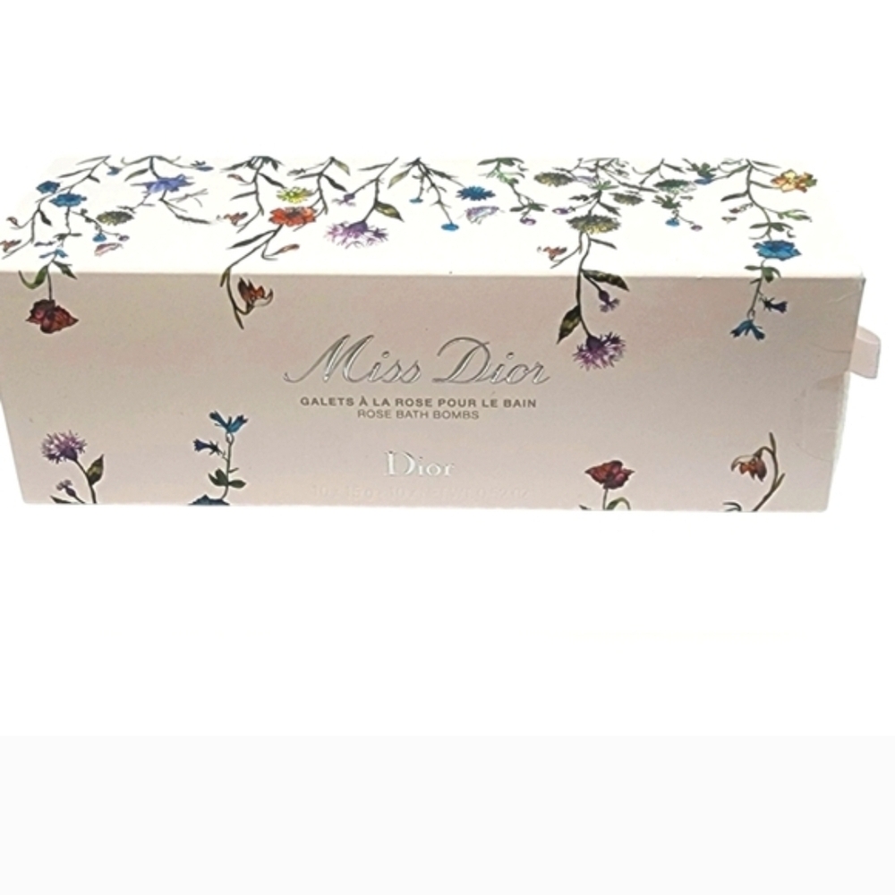 Miss Dior Rose Bath Bomb Set 10 Pcs Box Millefiori Couture Limited Edition New - Picture 5 of 8